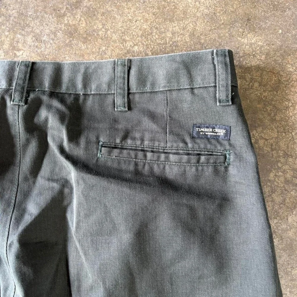 90s green pleated trousers